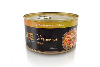 Плов со свининой One Shop ж/б 325 г.
