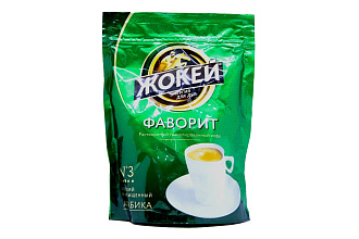 ЖОКЕЙ Фаворит 75г.кофе раст.гран.м/у  кф