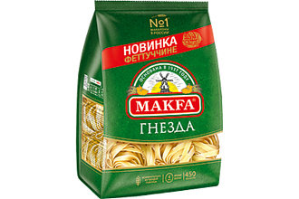 Макаронные изделия Феттуччине гнезда 450 гр Макфа  