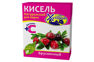 Кисель БАБУШКИН ХУТОРОК Брусника 180гр. брикет