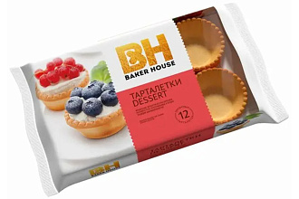 Тарталетки из песочного теста Baker House 180гр Десертные