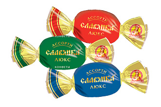 Конфеты АССОРТИ Славянка ЛЮКС  ВЕС.