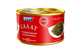 Барс Салат из морской капусты "Дальневосточный" 220гр