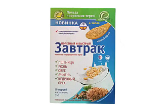 Быстрый завтрак с кедровым орехом 350гр.