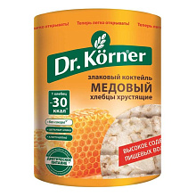 Хлебцы Злаковый коктейль медовый 100г 1*20 Dr Korner