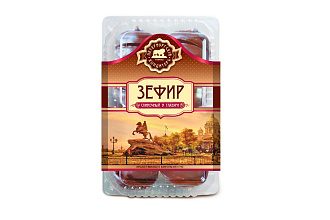 Зефир сливочный глазированный 450гр. в обечайке ФПК