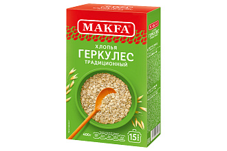 Геркулес Традиционный 400гр. Макфа