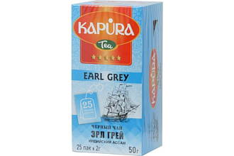 Чай черный Эрл Грей 25пак. KAPURA