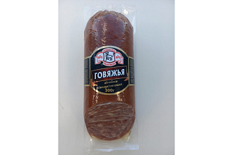 Колбаса Говяжья в/с п/к 300гр.