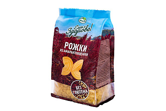 Макароны безглютеновые из амарант.муки Рожки 250г Ешь Здорово