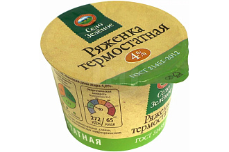 Ряженка Село Зеленое 4% пл/ст 200г