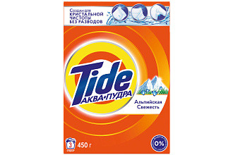 Порошок стиральный TIDE Альпийская свежесть автомат 450гр