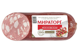 Колбаса Московская вар/копч 250гр. Мираторог