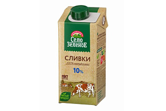 Сливки  10% 200  г /Село Зеленое