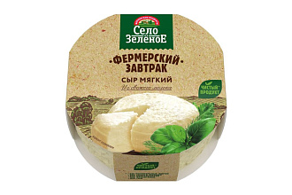 Сыр Фермерский 45% Село Зеленое 250гр