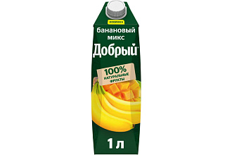 Напиток Добрый Банановый микс с витамином А 1л