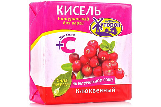 Кисель БАБУШКИН ХУТОРОК Клюква 180гр. брикет