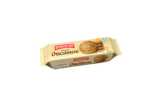Печенье КМ Овсяное 270гр*12 Кухмастер