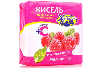 Кисель БАБУШКИН ХУТОРОК Малина 180гр. брикет