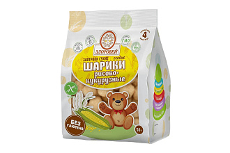 Шарики рисово-кукурузные б/сахара 30гр ДДП