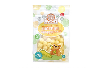 Шарики кукурузные б/сахара 30гр ДДП