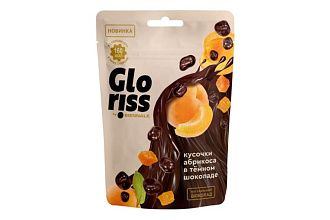 Драже Абрикос в темном шоколаде Gloriss 70гр